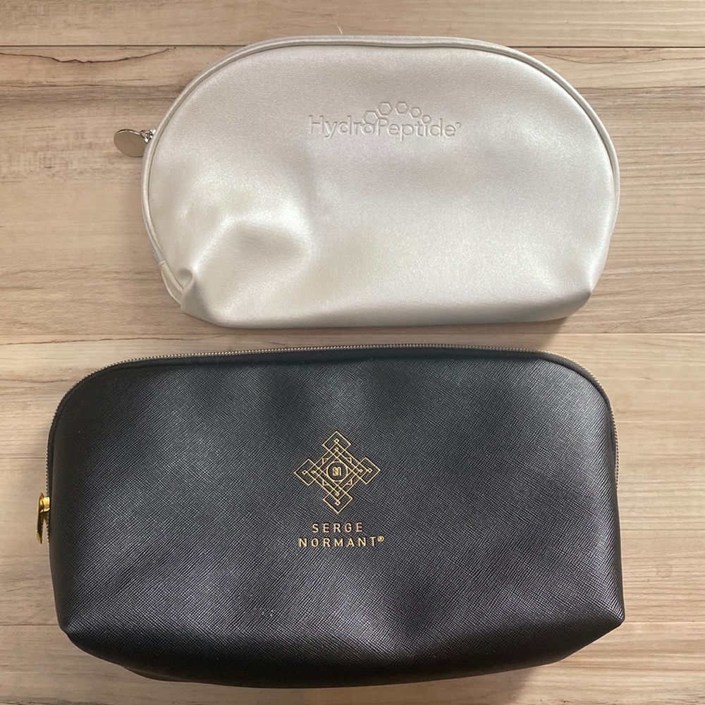 Serge Normant and Hydro Peptide Cosmetic Bags Bundle